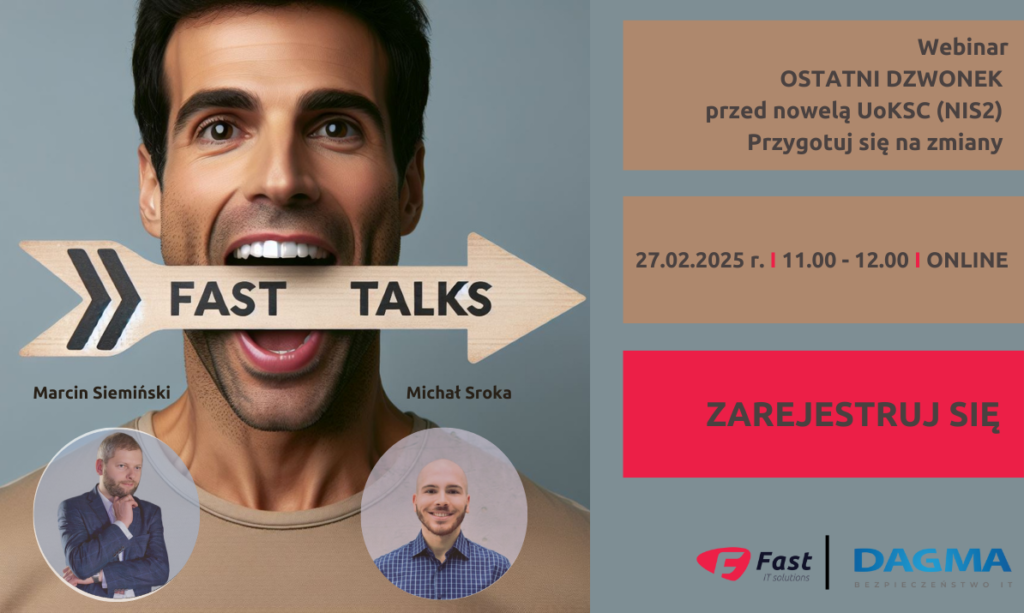 Webinar: Ostatni dzwonek przed nowelą UoKSC (NIS2) – przygotuj się na zmiany