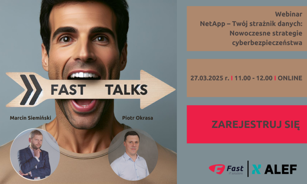 Webinar: NetApp – Twój strażnik danych: Nowoczesne strategie cyberbezpieczeństwa